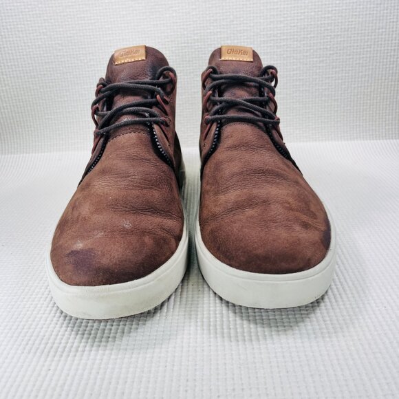 OluKai Nana Hele Chukka Bootie Shoe Suede Leather Waterproof Mens Size 10.5 - Picture 3 of 11